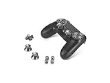 Supremery Alu Buttons für Playstation 4 Dualshock Controller Aluminium Buttons Kappen Thumbsticks...