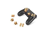 Supremery Alu Buttons für Playstation 4 Dualshock Controller Aluminium Buttons Kappen Thumbsticks...