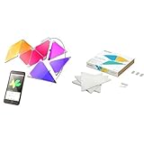 Nanoleaf Aurora - 9x Modulare Smarte LED + Nanoleaf Aurora Erweiterungspack - 3 zusätzliche...